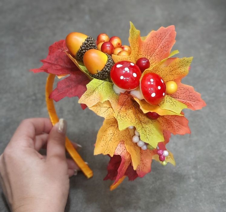 Осенние ободки для утренника и фотосессии