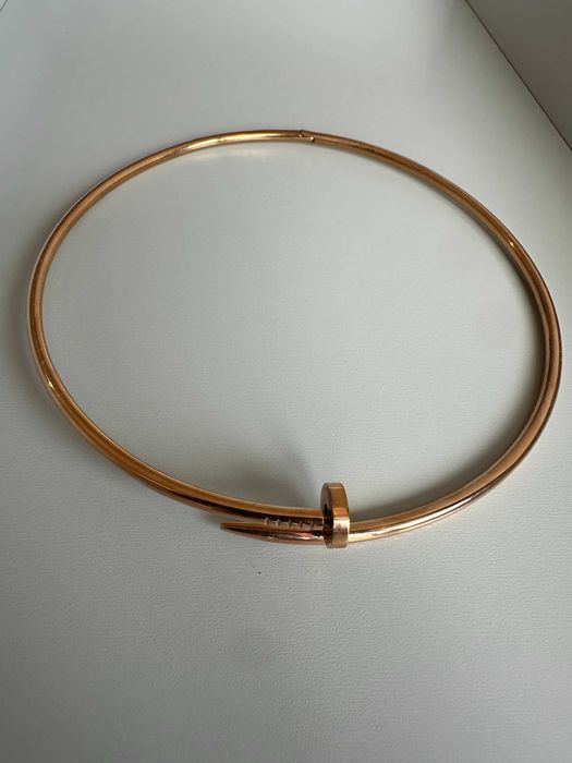 Colier de tip choker/cui Cartier rose