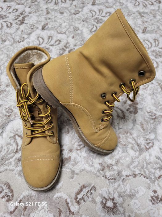 Ghete imblanite dama piele intoarsa marimeav38 ca noi