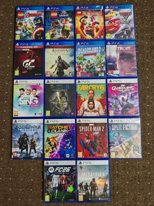 Vand/schimb lot jocuri PlayStation