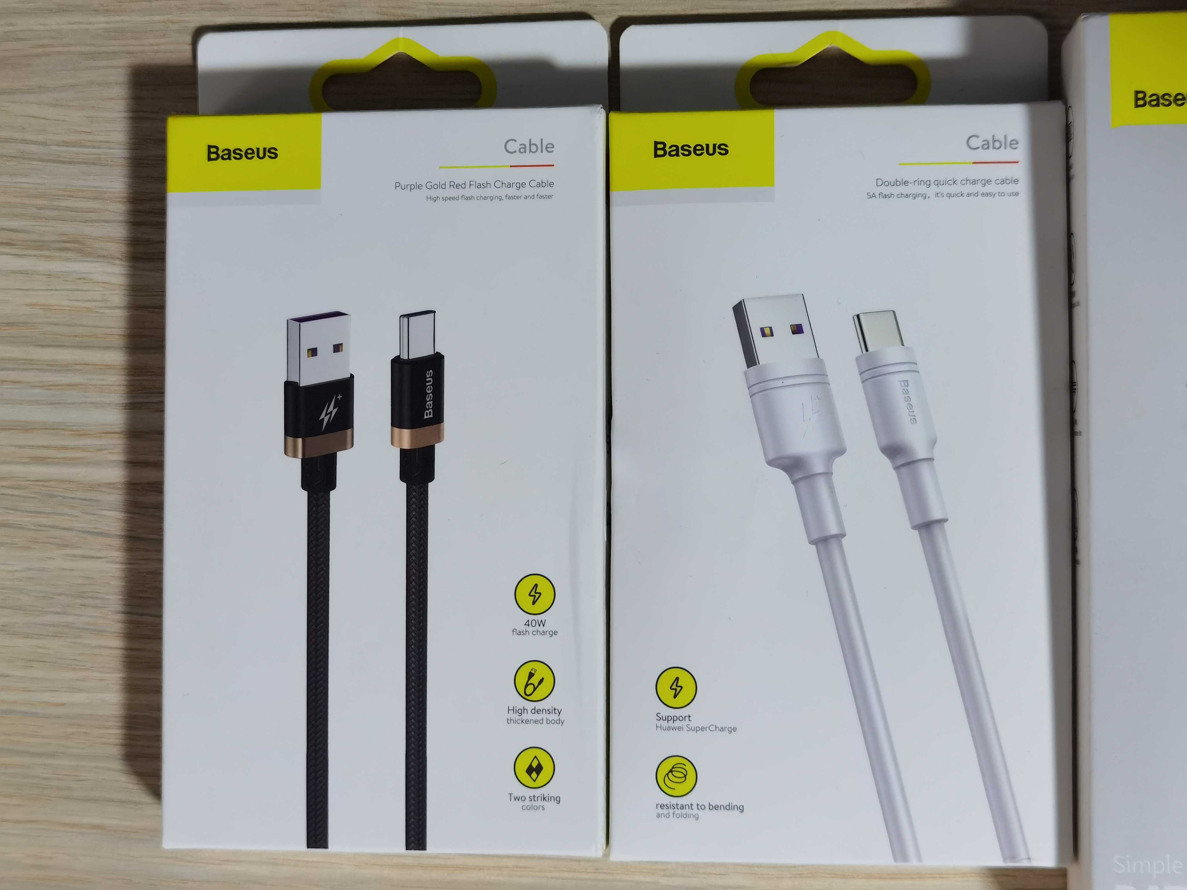 Cablu USB Type C Baseus 5A Super Fast Charge Huawei Samsung Xiaomi