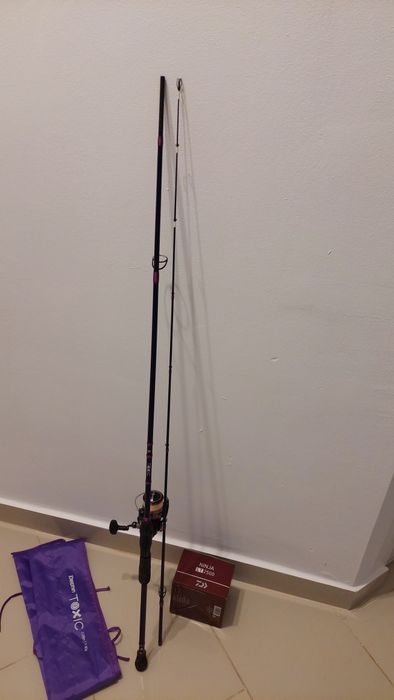 Combo spinning, delphin toxic 2.28m 7-30g, daiwa ninja lt 2500