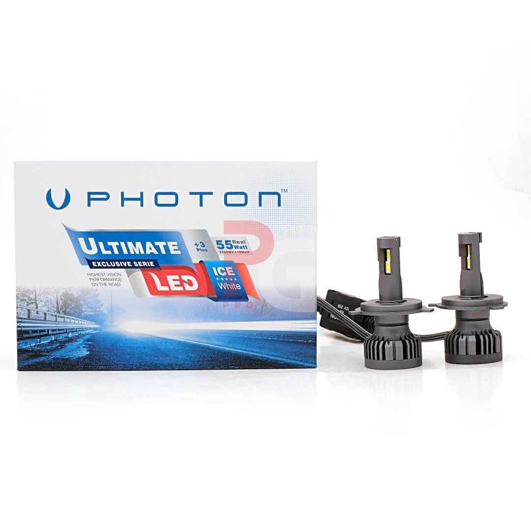 Set Două Becuri dioda Faruri H4 LED Ultimate Photon Puternice