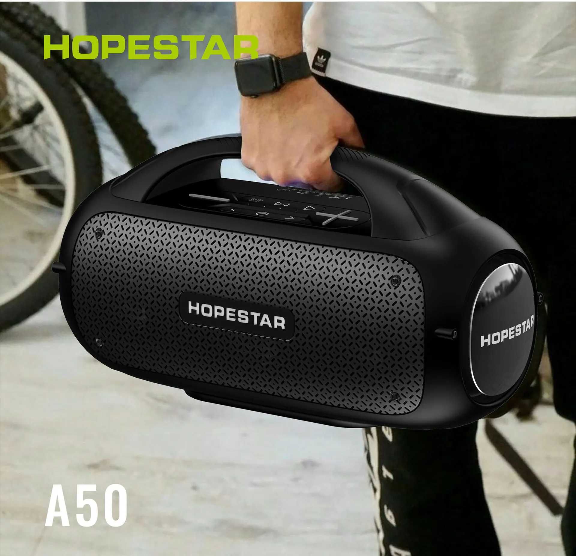 Портативная акустическая система Bluetooth Hopestar A50, 1 микрофон