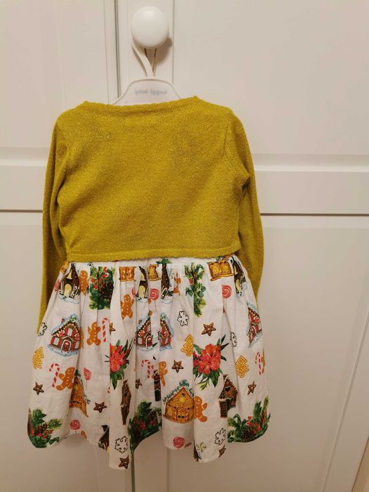 Коледна рокличка Точици