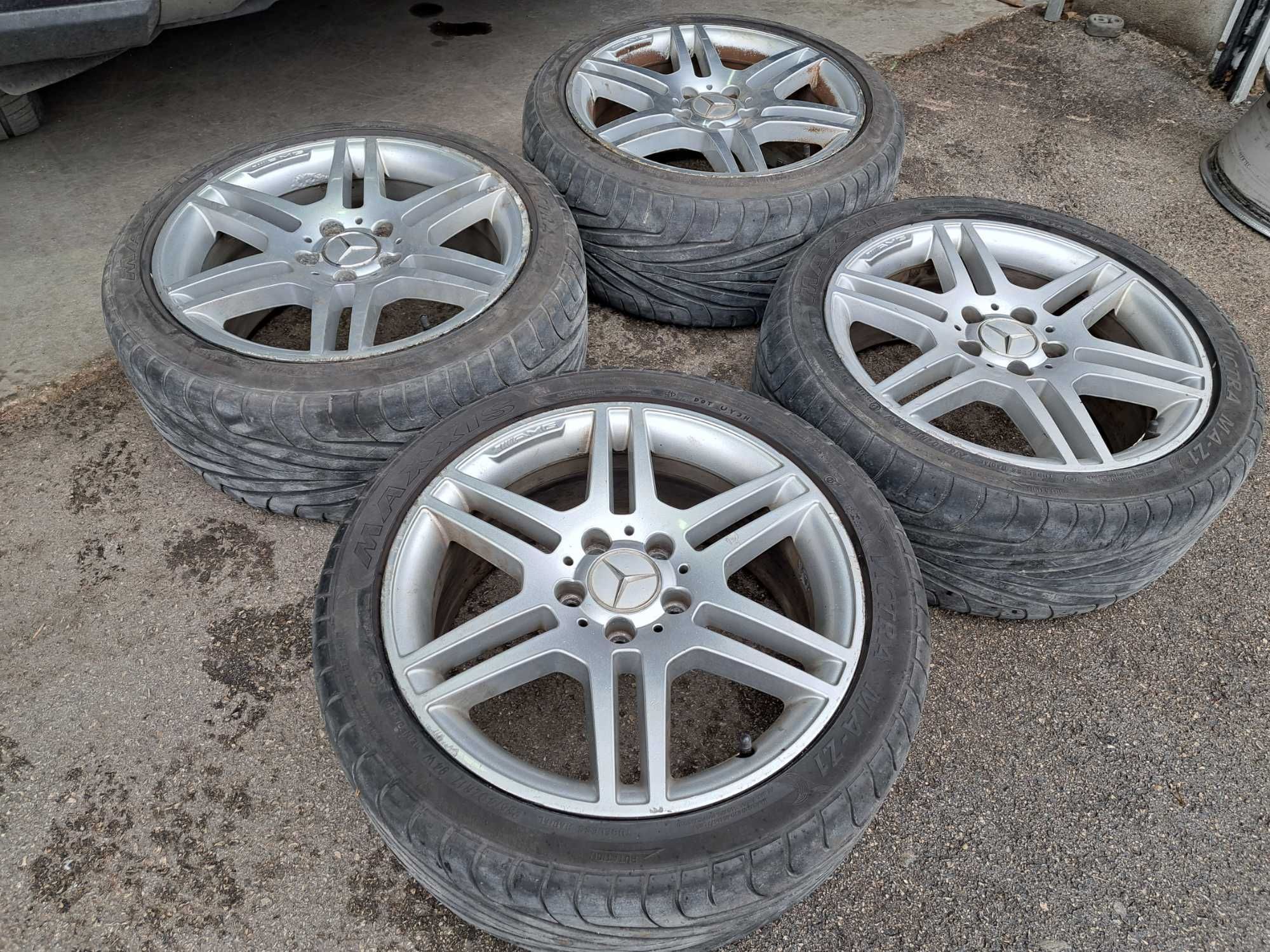 5x112/17 AMG с гуми Спорт Пакет Мерцедес C E class Mercedes W204