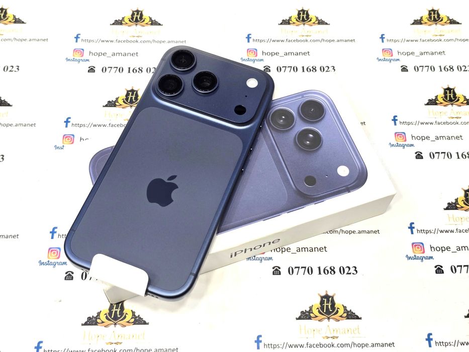 Hope Amanet P7 iPhone 17 PRO Deep Blue 512GB NOU