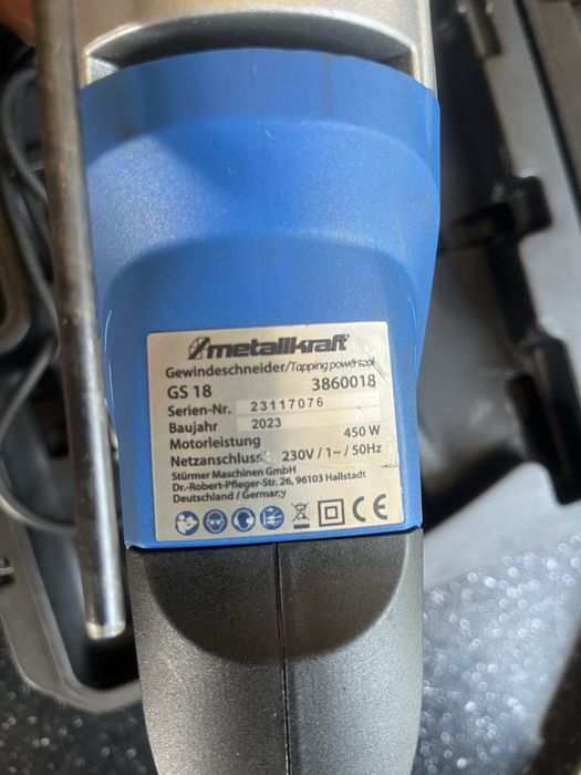 Metal kraft gs 18 de făcut filete si infiletat