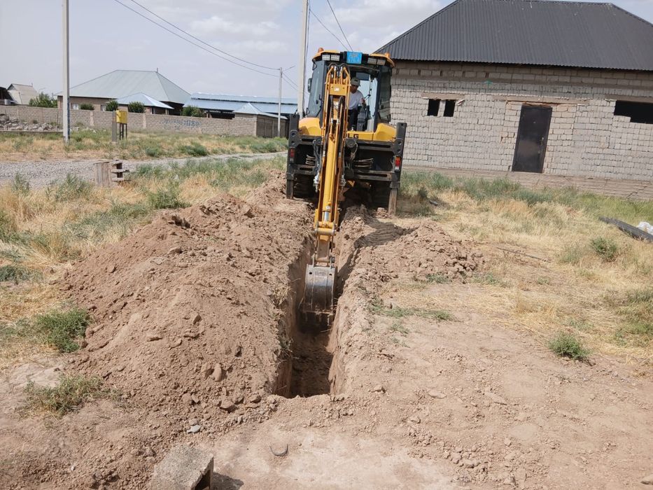 Копка траншей. Сливные ямы! Монтаж септиков. Канализация под ключ.