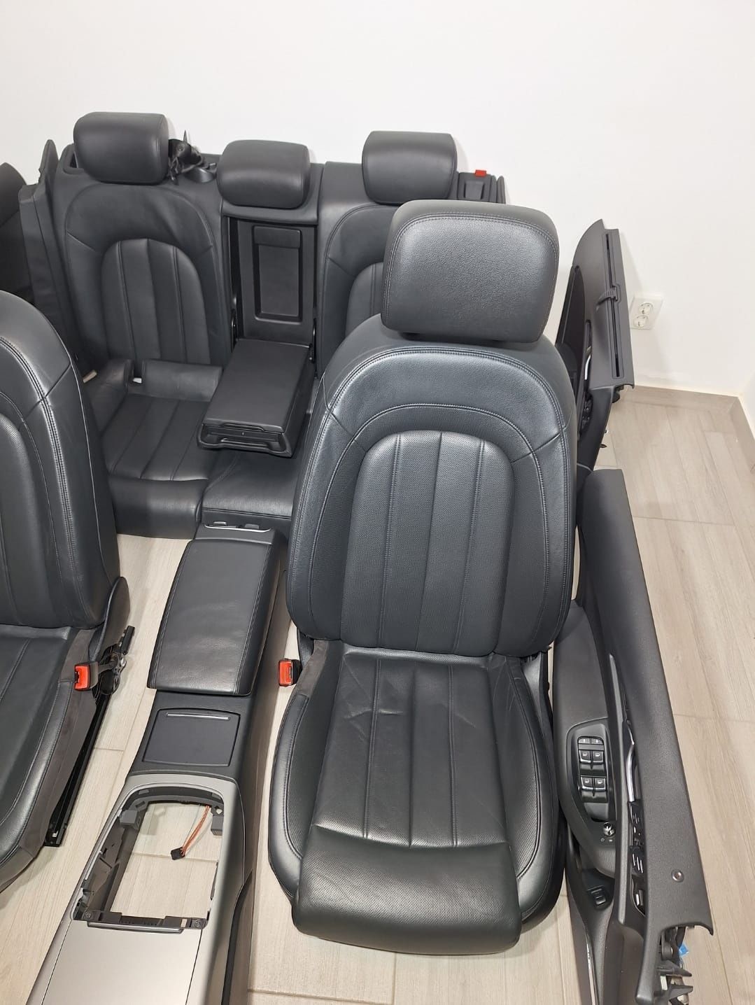 Interior piele Audi A6 4G C7 scaune fata spate tapiterii ventilatie