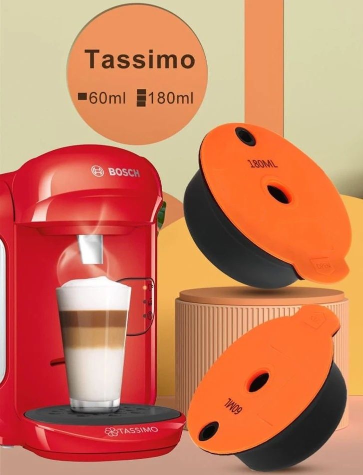 Tassimo Bosch capsula reincarcabila, reutilizabila 60ml sau 180ml. Nou