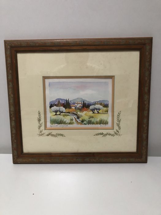 Aquarela originala ( J.L. Honnet)