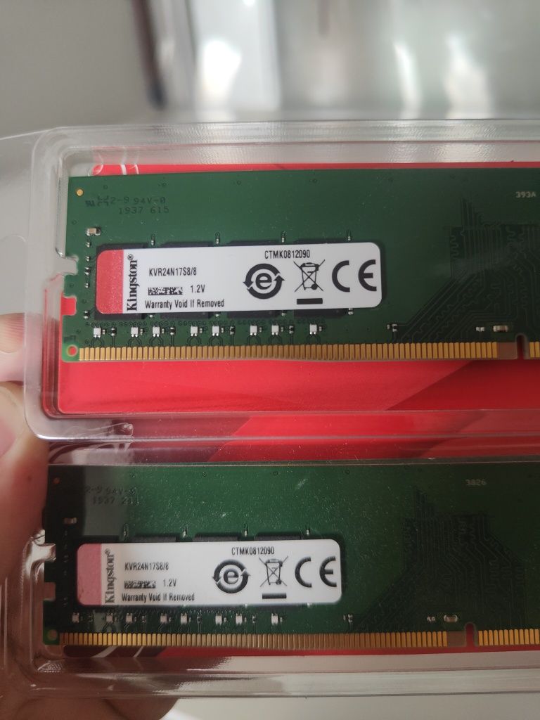 ОЗУ ddr4 две планки по 8гб
