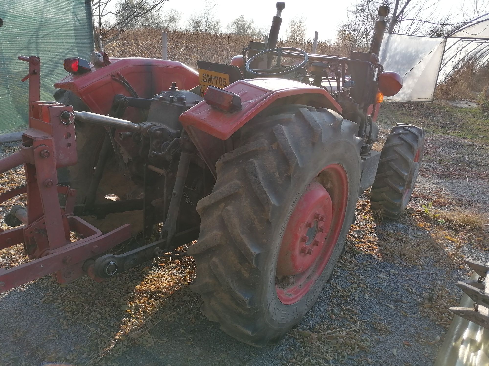 Tractor same 60 cai 4x4  încărcător frontal, cupa