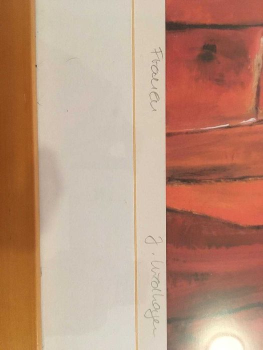 print Joficial semnat de artista germana Jutta Wildhagen pictura arta