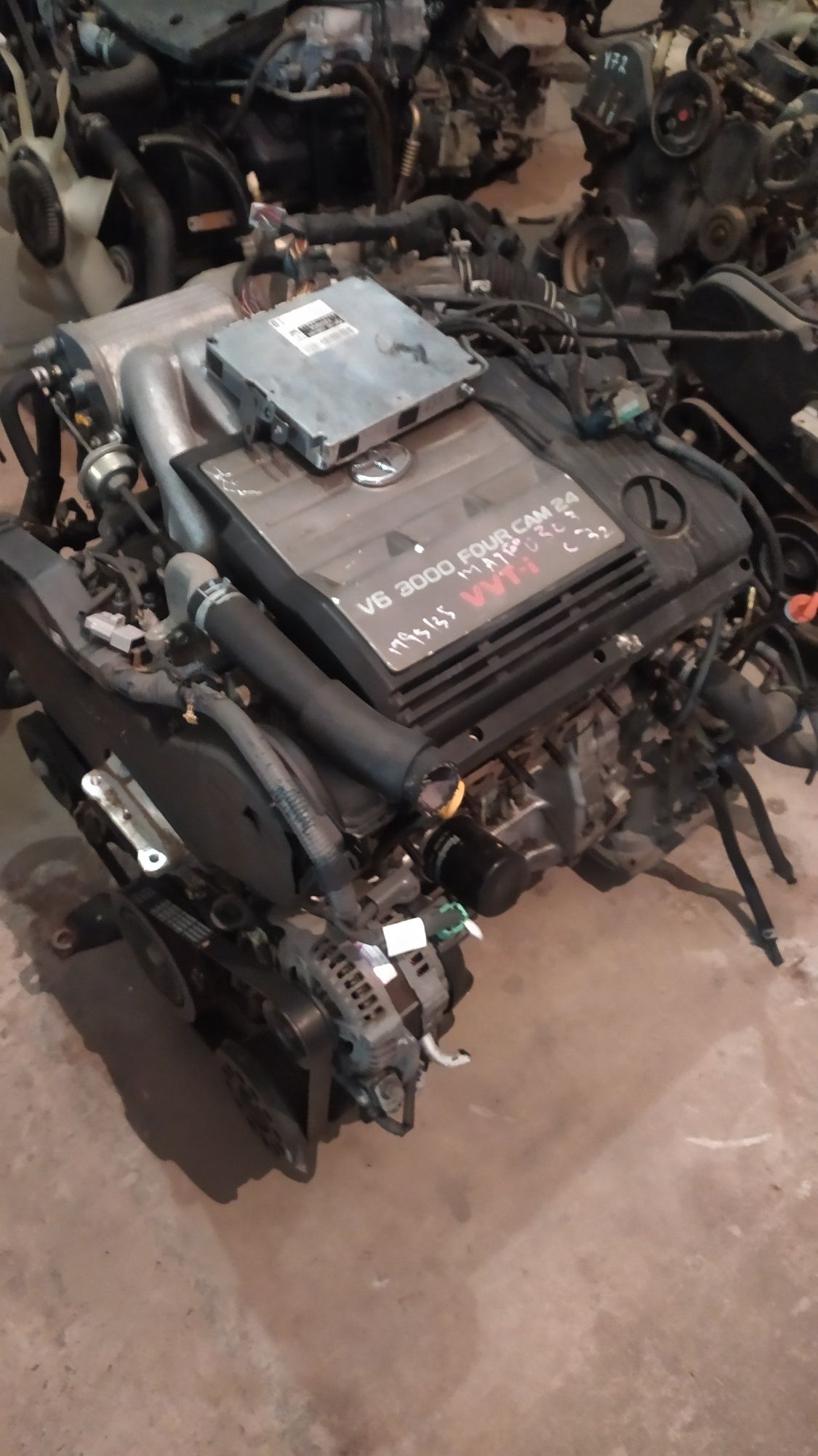 Двигатель АКПП на Тойота Альпард 3.0  1MZvvt-i.