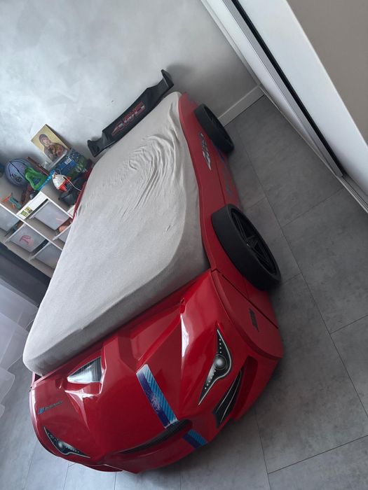 Vand pat masinuta copii 90x200