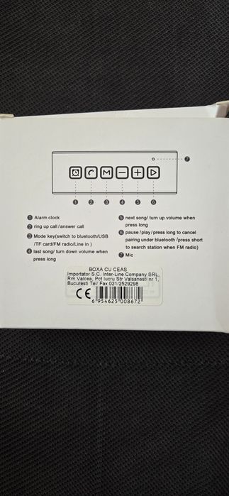 ceas și radio bluetooth