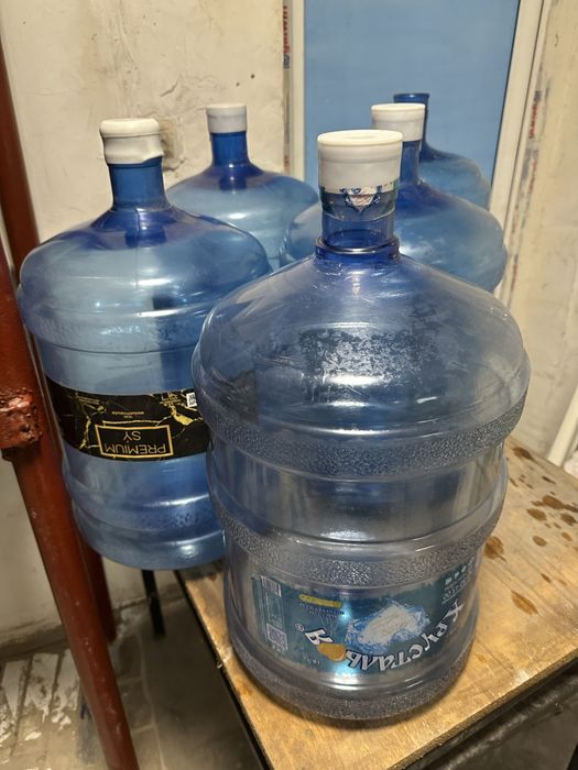 Бутыль для воды 19 литров - 4 штуки