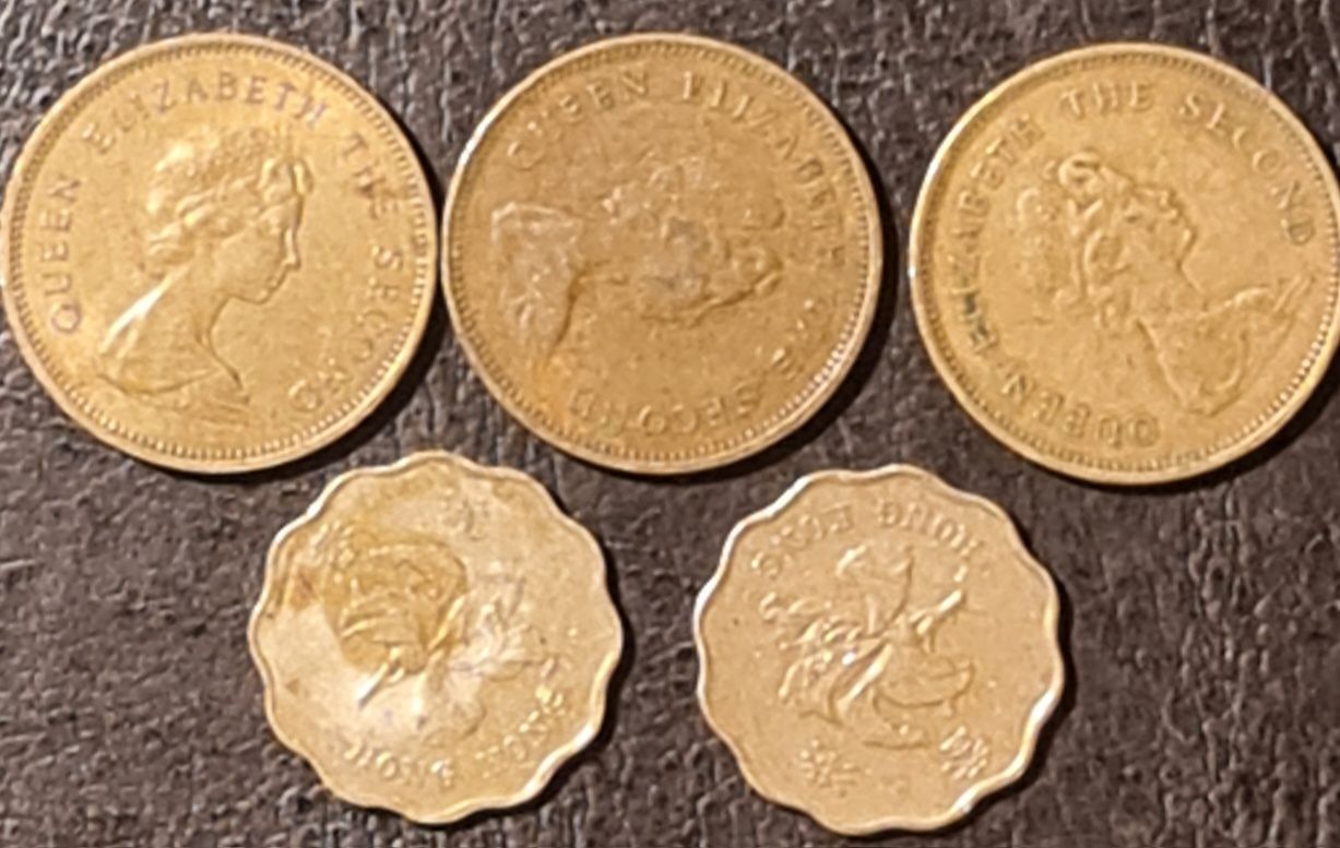 Monede Taiwan si Hong Kong. 39 buc