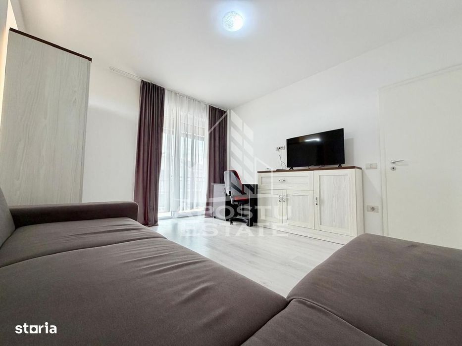 Apartament cu o camera, centrala proprie, loc de parcare, zona Giroc