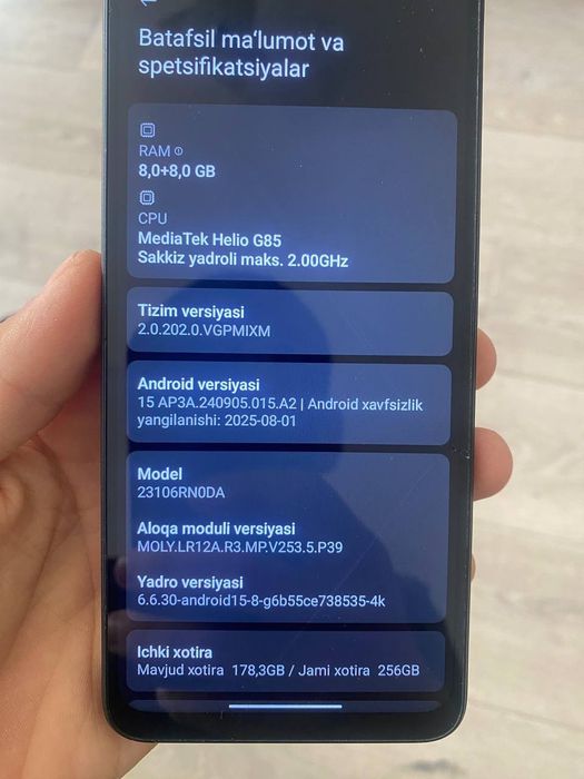 REDMI 13 C TELEFON IDEAL HOLATI YANGI  ekaranda ozro singan yorilgan