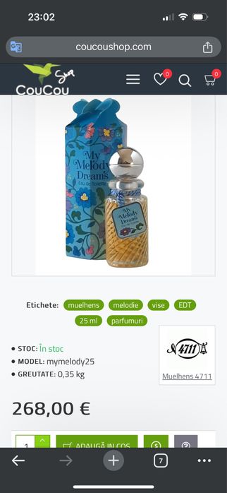 Parfum de colectie 1979 My Melody Dreams