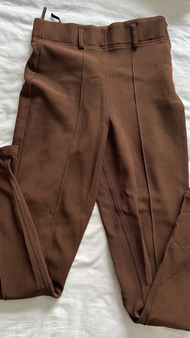 Pantaloni leggings vintage cu talie inalta