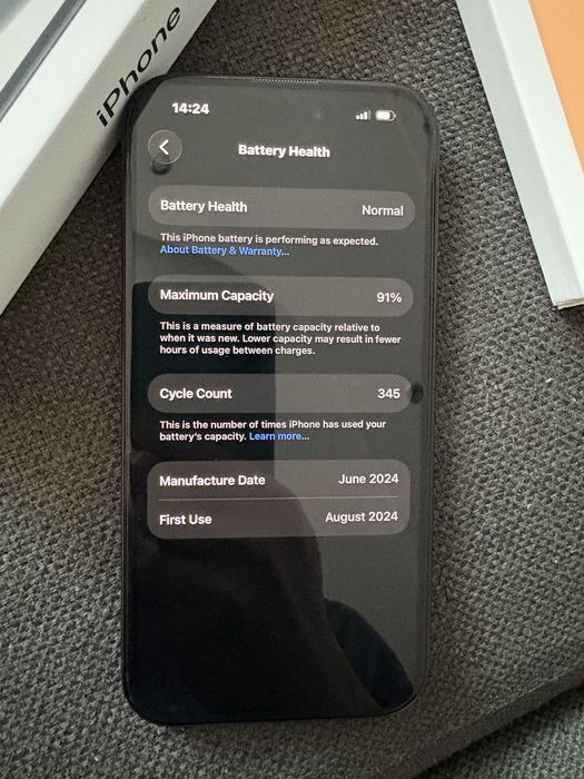 iPhone 15 128 gb impecabil