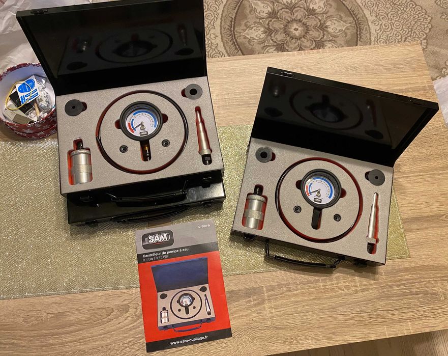 Tester pompa apa si sistem racire 0-15 psi SAM auto profesional Franta