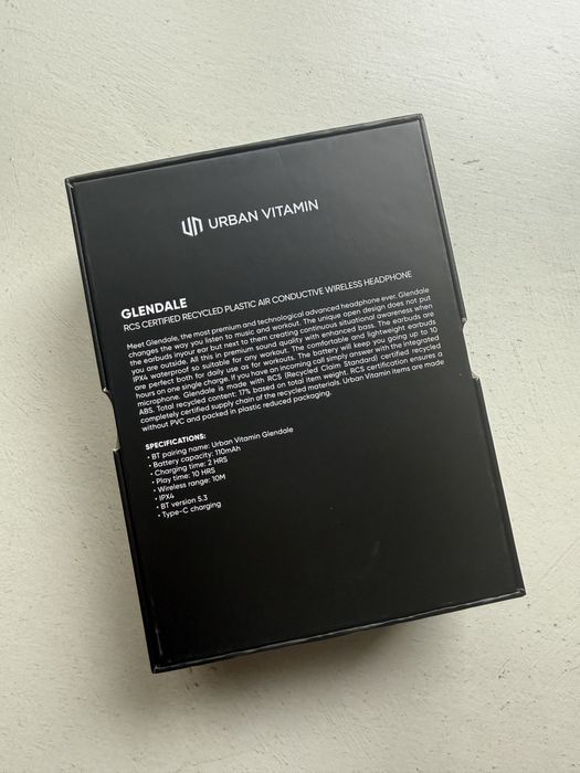 Casti Urban Vitamin Glendale – Air Conductive Wireless Earbuds