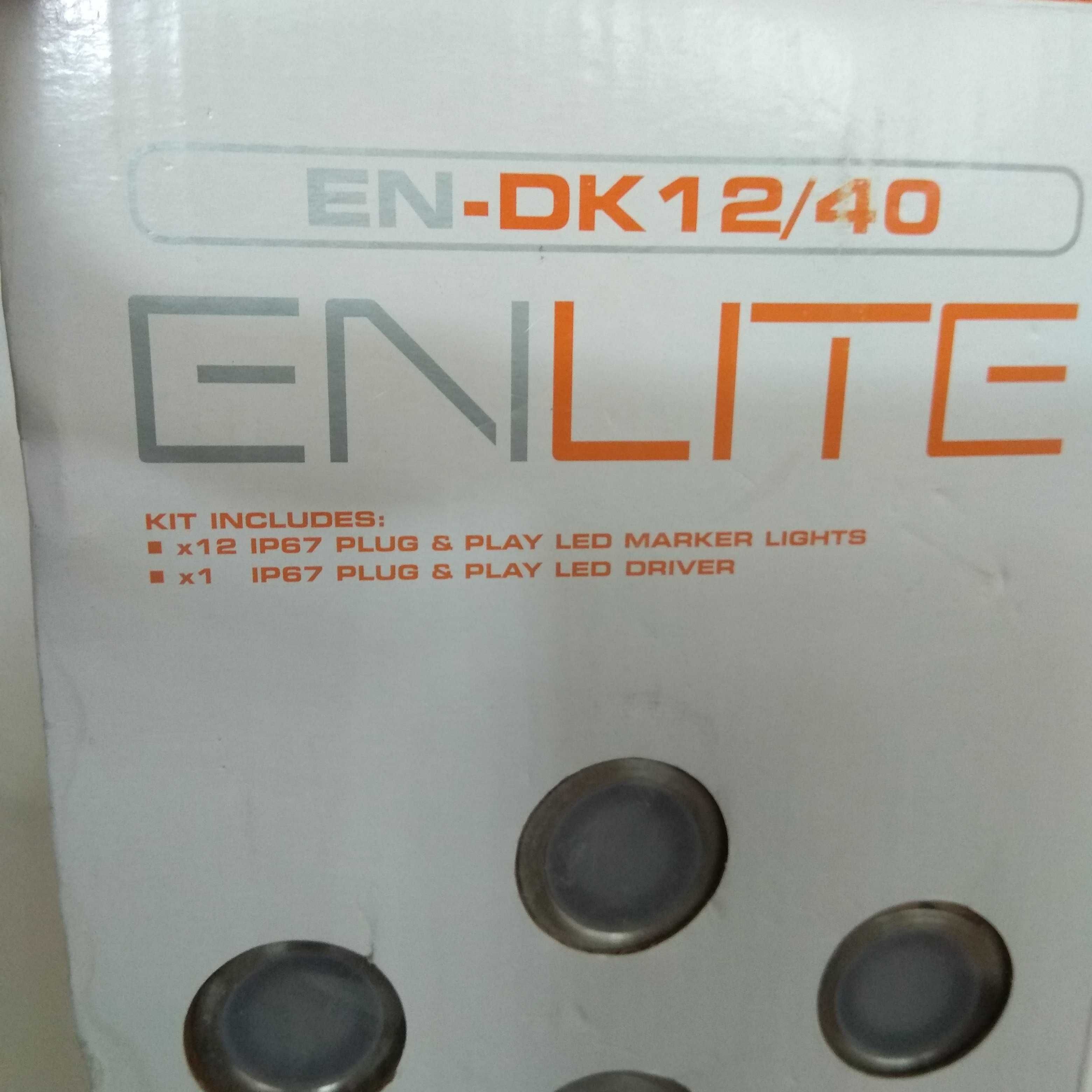 Enlite - 12 бр. LED маркерни водоустойчиви лампи от Англия