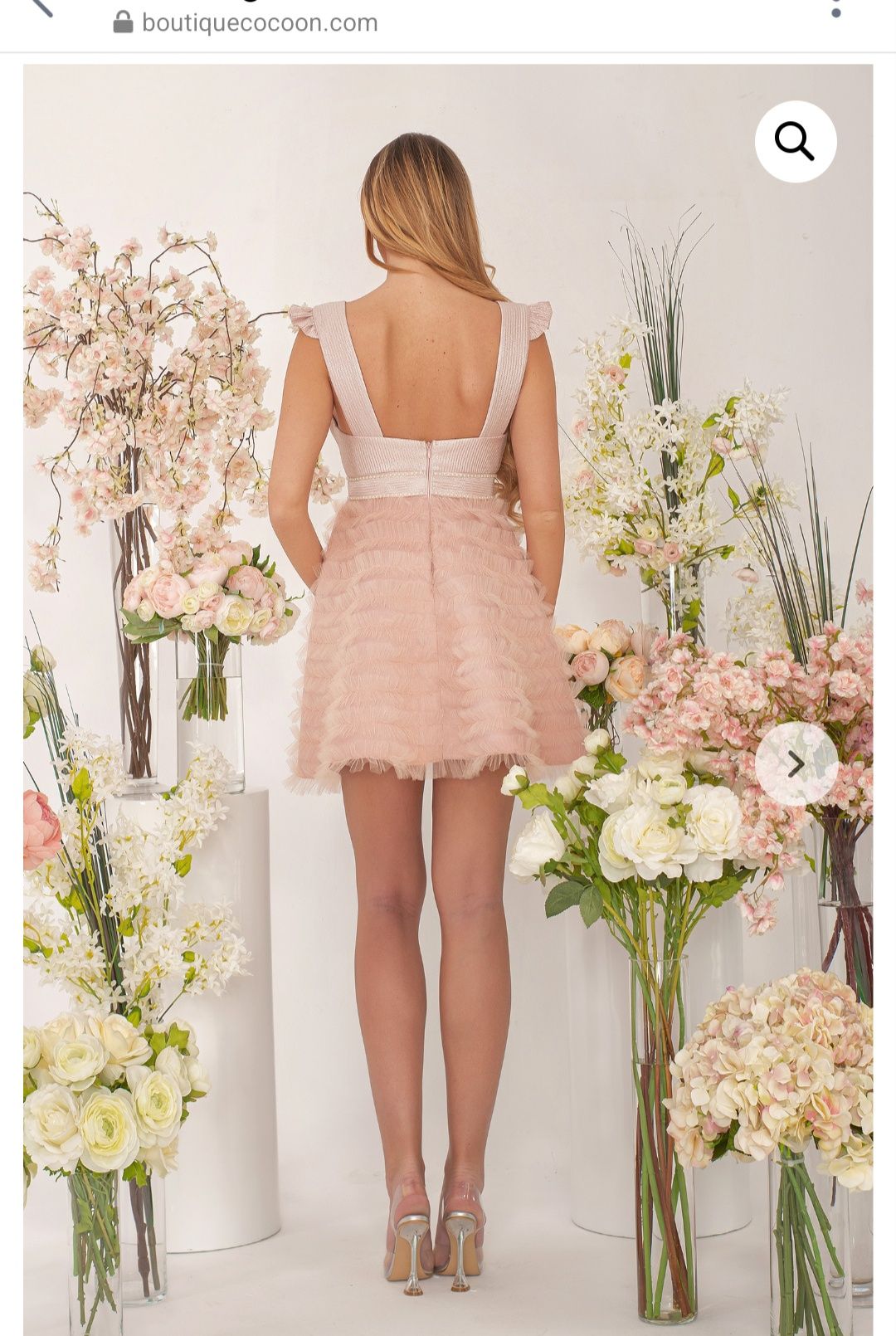 Рокля Pink COCOON