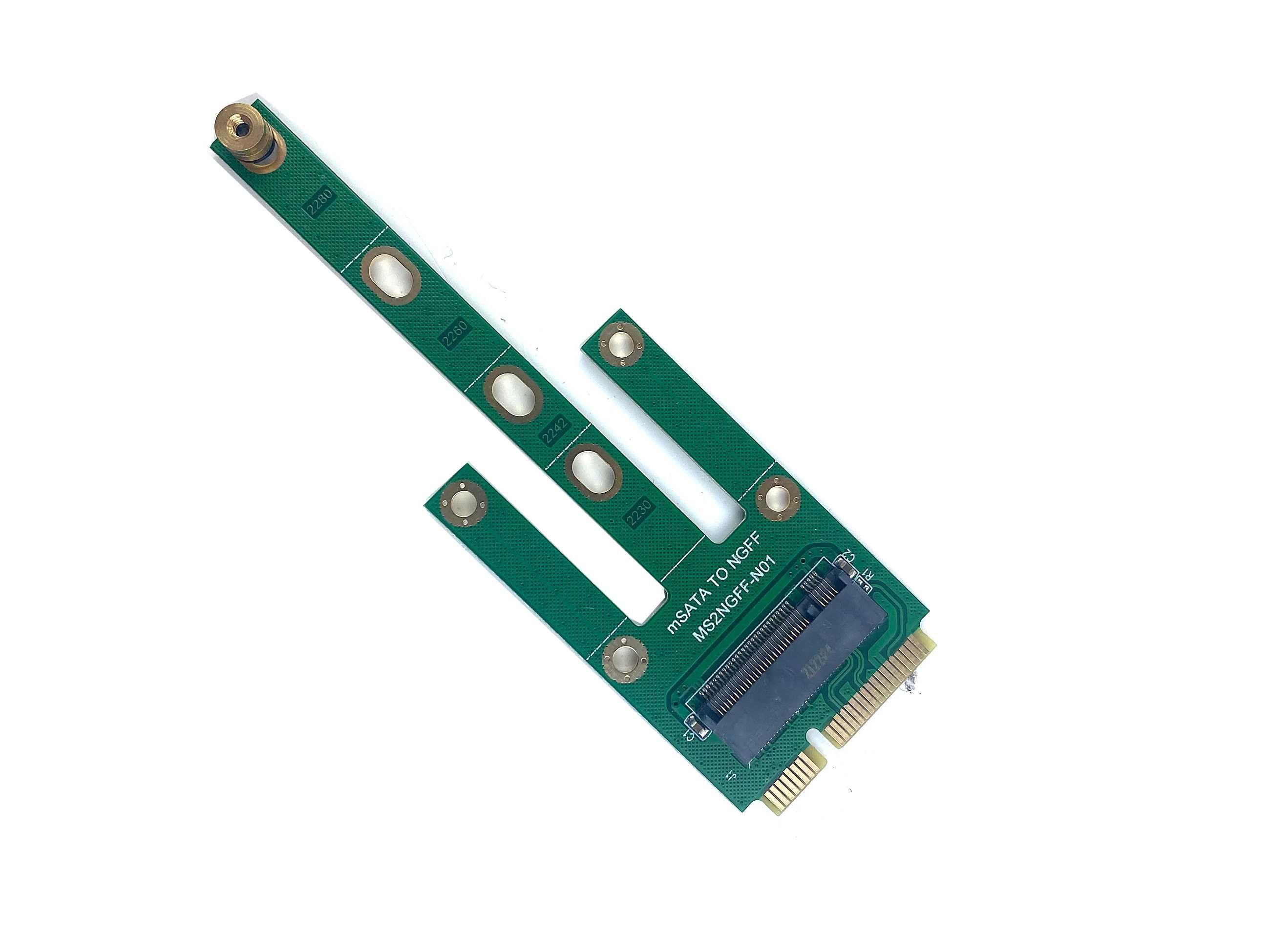 НОВ Адаптер SSD mSATA към M.2 NGFF