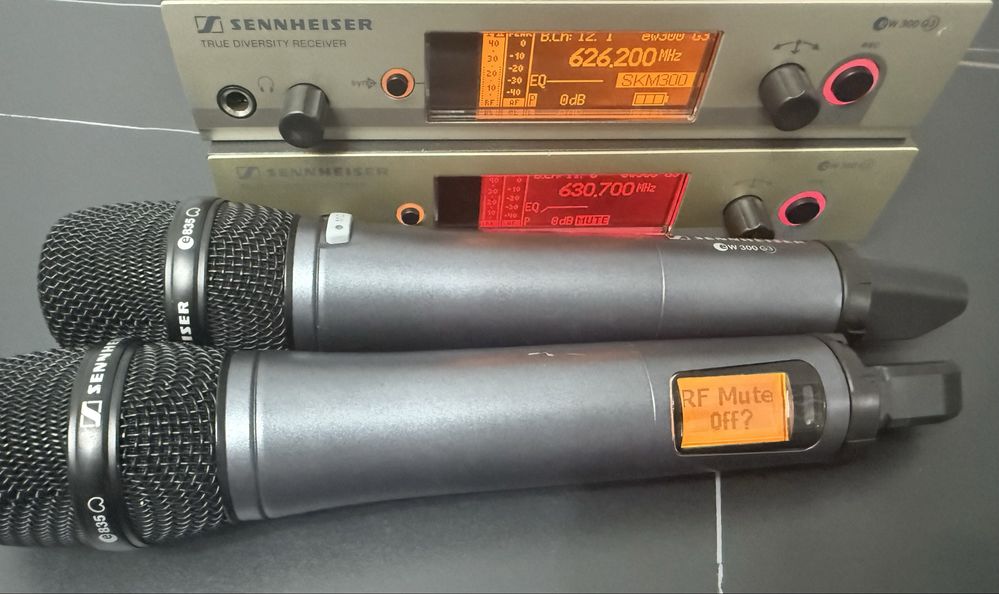 Радио микрофоны Sennheiser ew 300 g3 2 шт
