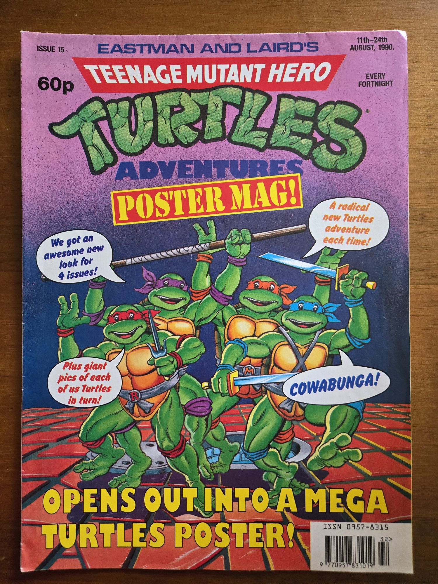 Reviste Comics Poster Ninja Turtles TNMT