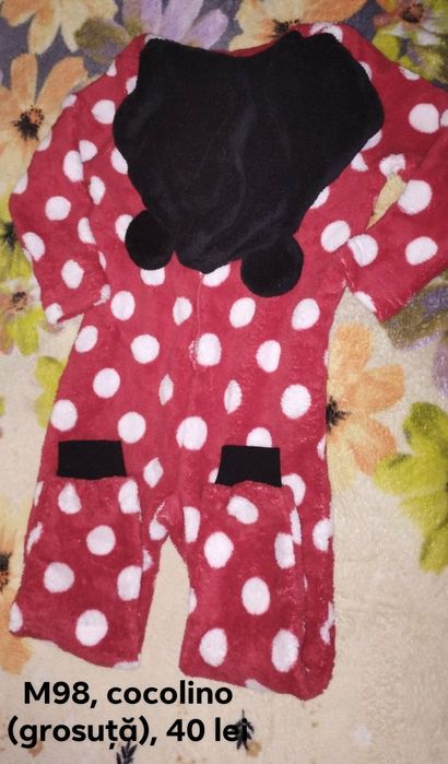 Salopeta plușată fetițe m98