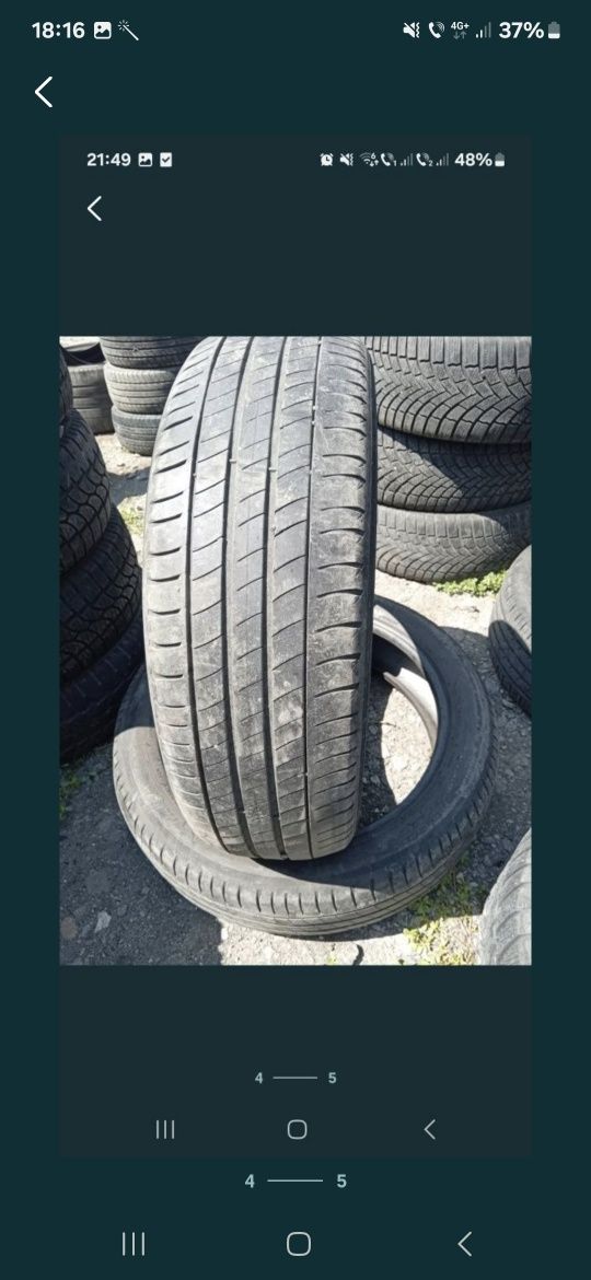 Vand 2 anvelope 195 55 20 Michelin bune  dot 2018