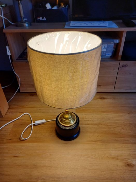 Accesoriu decorațiune lumina vintage colectie alama lemn Anglia 1930