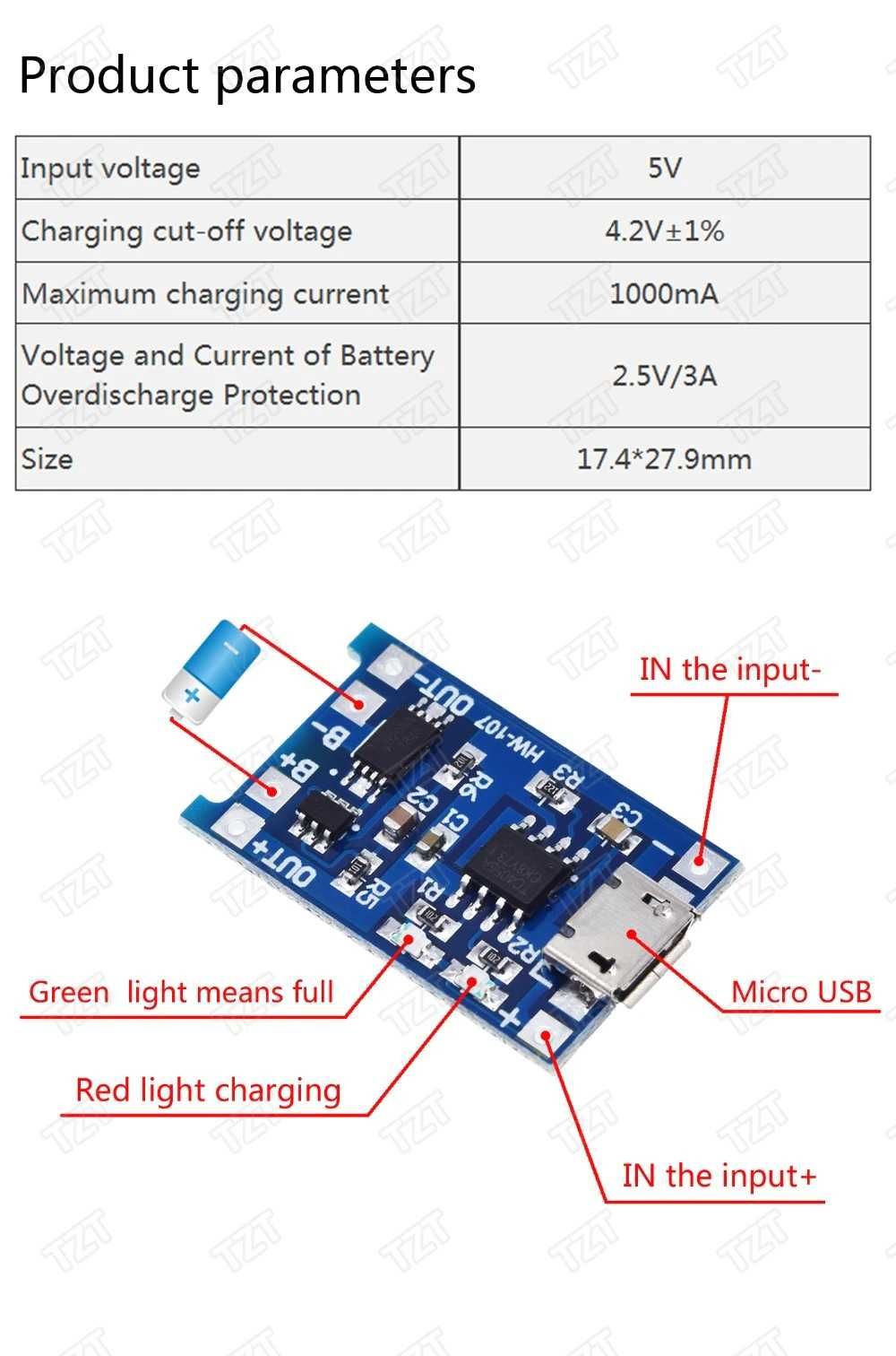 incarcator 18650 usb c.1s