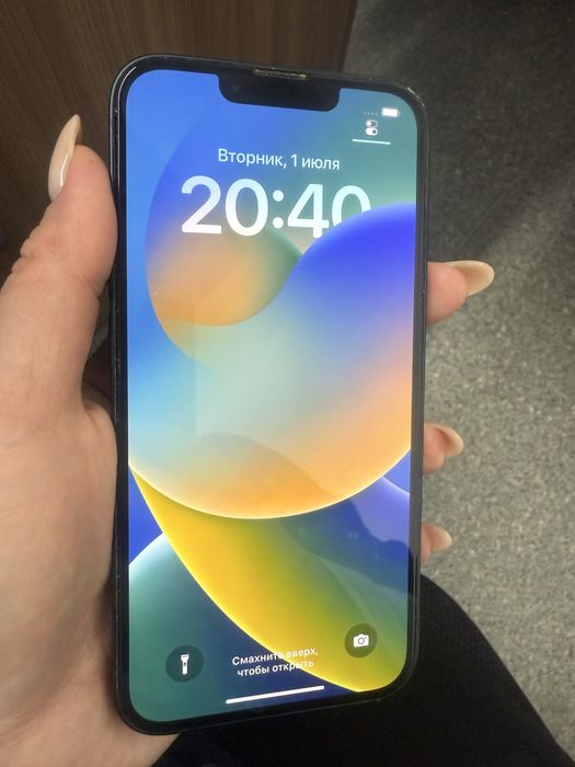 б/у iPhone 14, акб 82% с коробкой