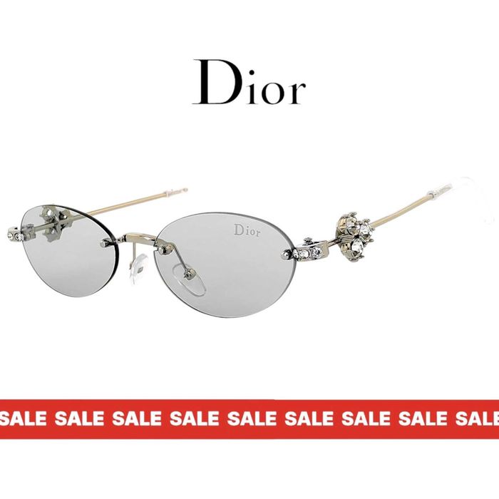 Dior Zircon 2026 Луксозни дамски слънчеви очила с Камъни - Цирконий