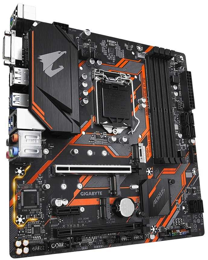 Дъно Дънна платка GIGABYTE B365 M AORUS ELITE 1151 DDR4 RGB Overclock