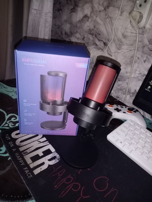 Микрофон Fifine A8 черный