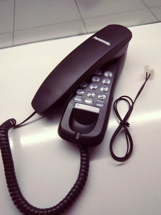 Стационарный телефон Панасоник/Panasonic_TS-206 Конпактный. НОВЫЙ !