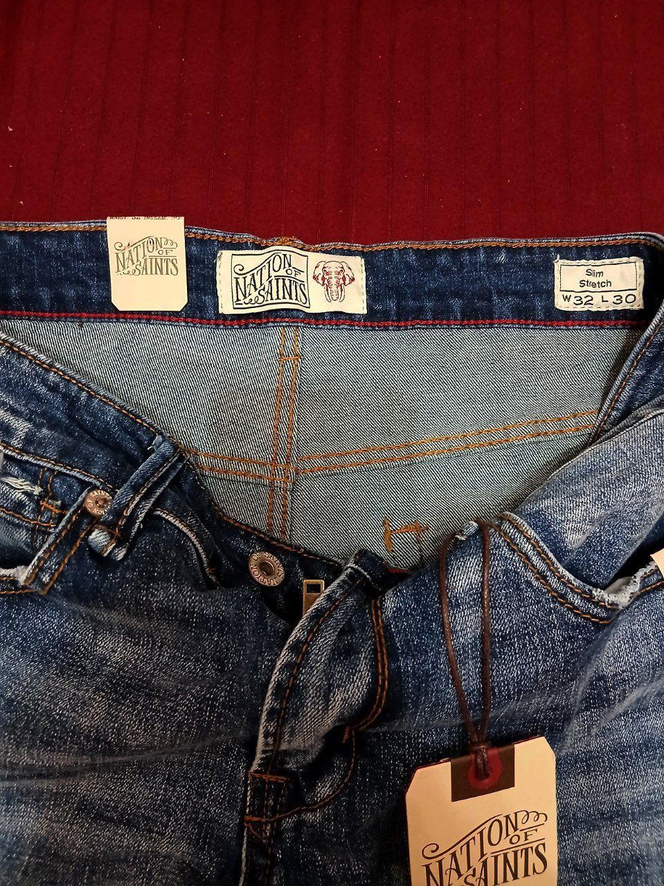Из США, джинсы Nation of Saints Original
 Original Straight Jeans Mens
