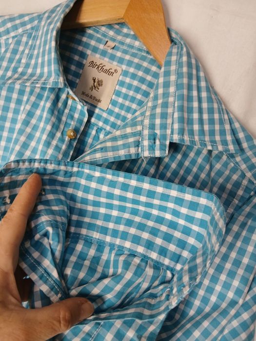 Cămașă bărbati nr. L - XL bavareza tiroleza germana Oktoberfest