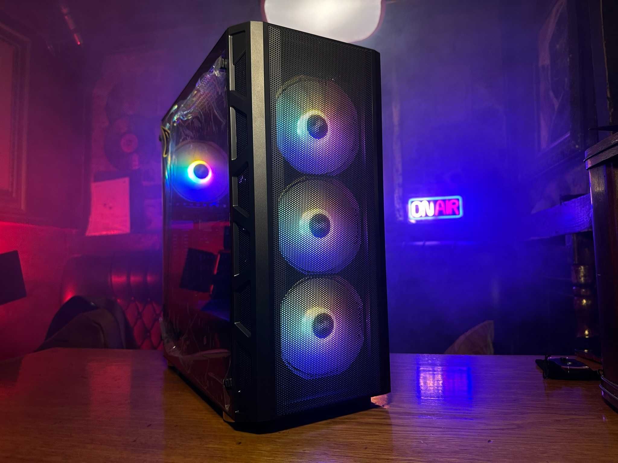 Геймърски Компютър Ryzen RYZEN 5 3600, 16GB, GTX1080, 500SSD, 1TB HDD