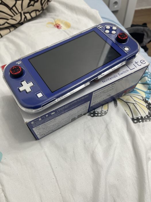 Nintendo swith lite темно синий цвет прошитый