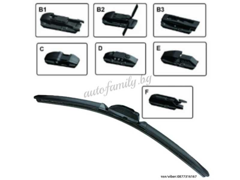 Чистачки от  18" до 28" (от 450 до 700мм) C 8 адаптера